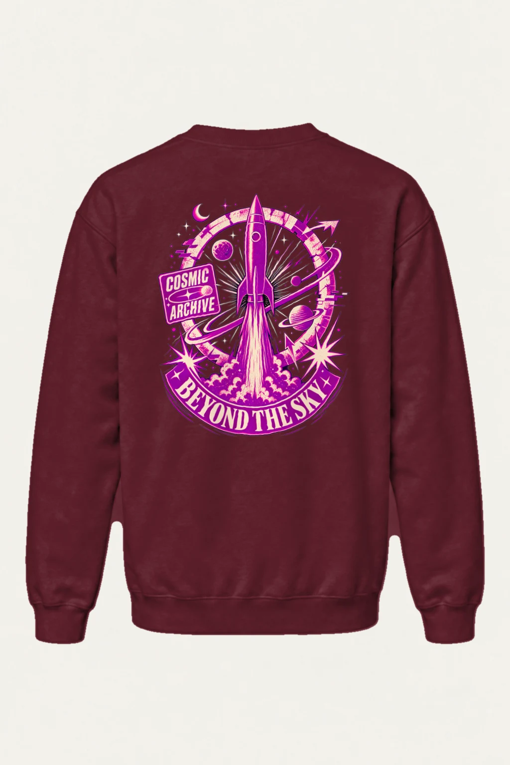 "Cosmic Archive" Heavy Blend Unisex Crewneck Sweatshirt | Gildan 18000