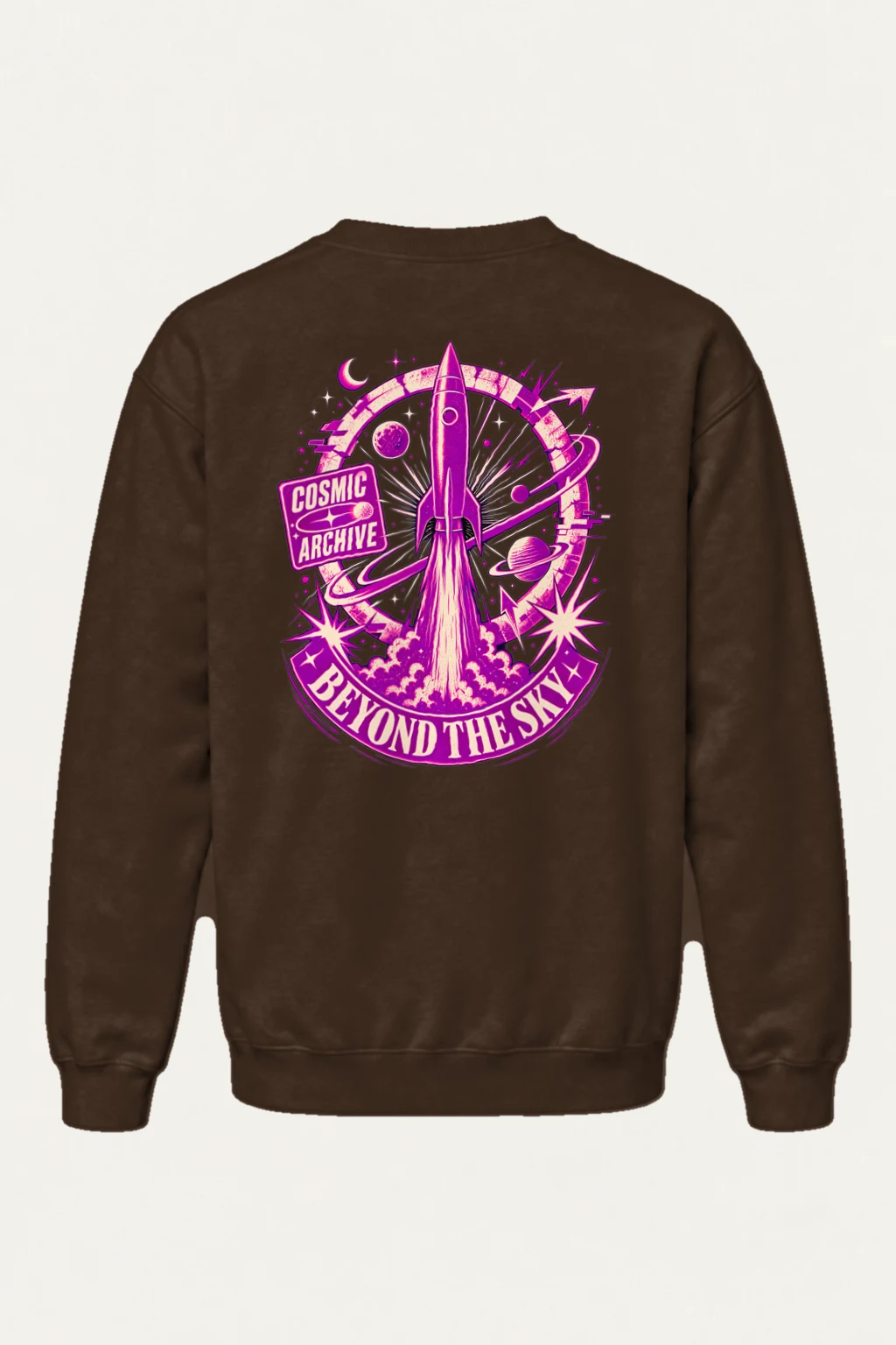 "Cosmic Archive" Heavy Blend Unisex Crewneck Sweatshirt | Gildan 18000