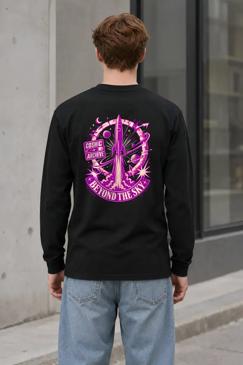 "Cosmic Archive" Unisex Longsleeve T-shirt