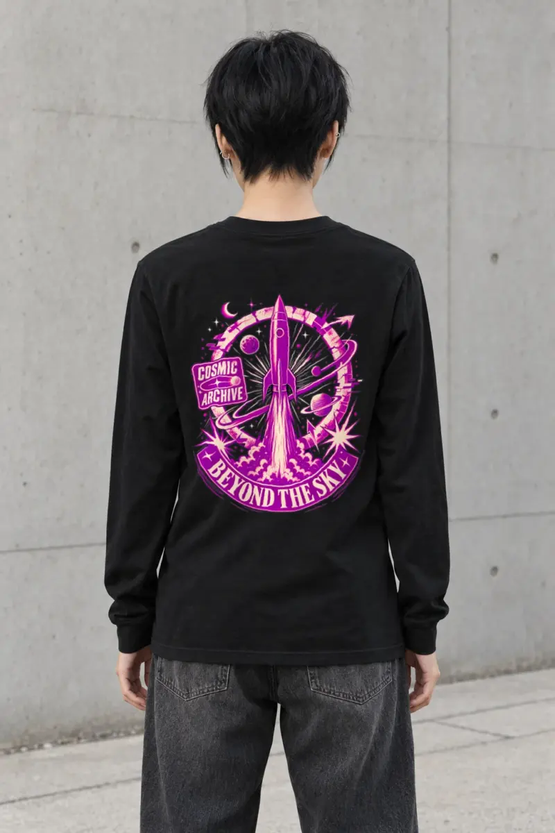 "Cosmic Archive" Unisex Longsleeve T-shirt