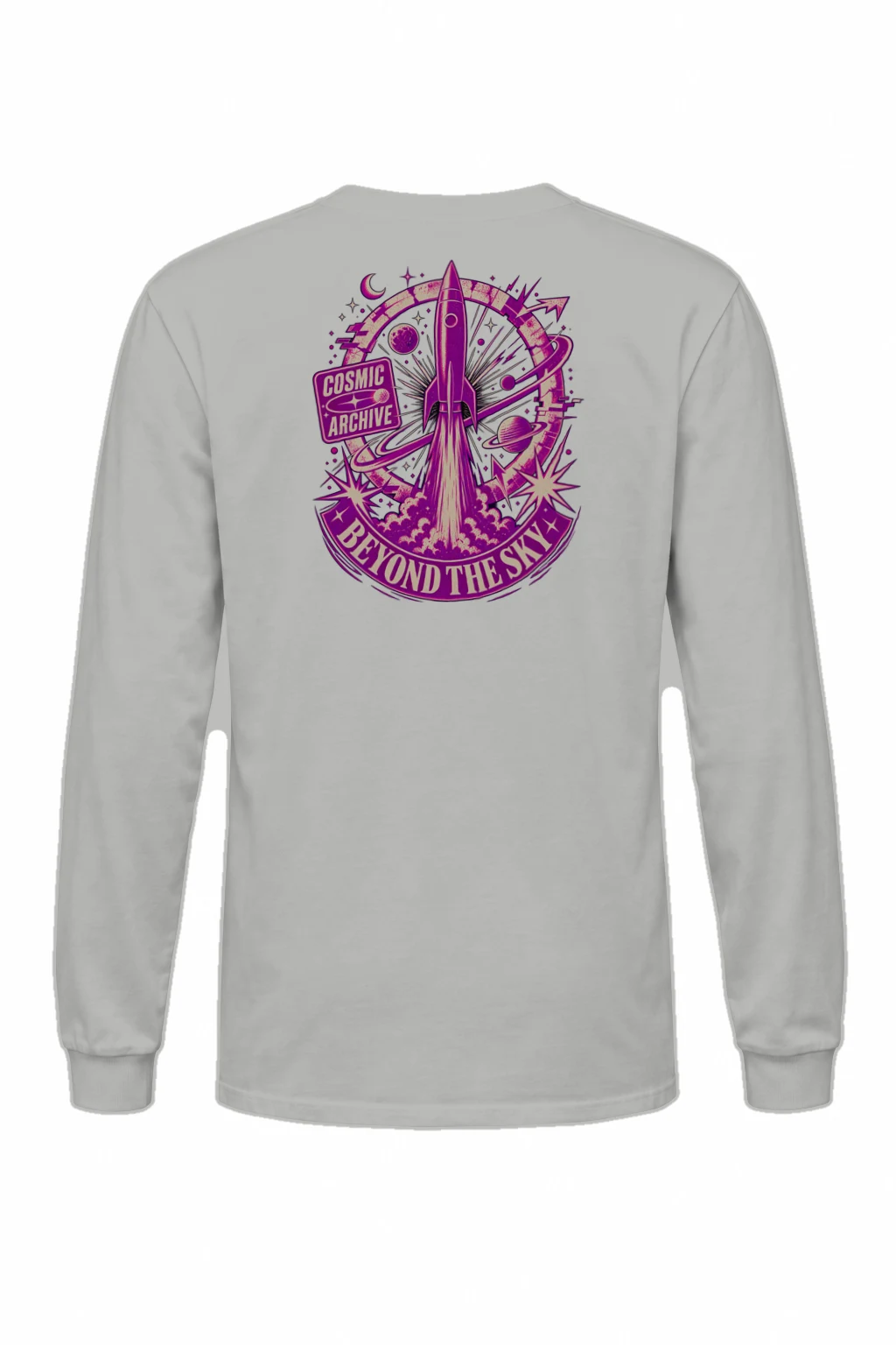 "Cosmic Archive" Unisex Longsleeve T-shirt | Gildan 2400