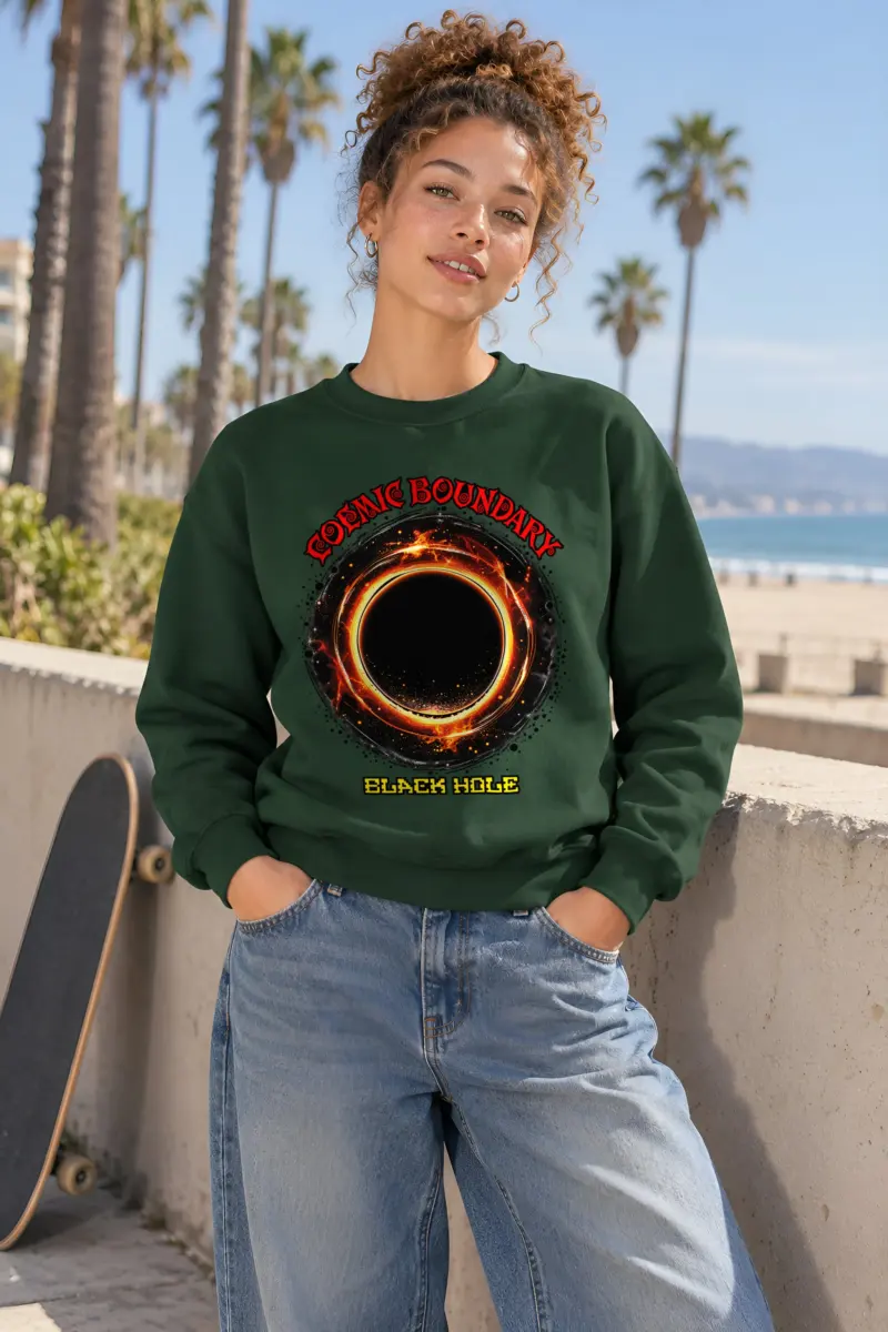 "Cosmic Boundary" Heavy Blend Unisex Crewneck Sweatshirt