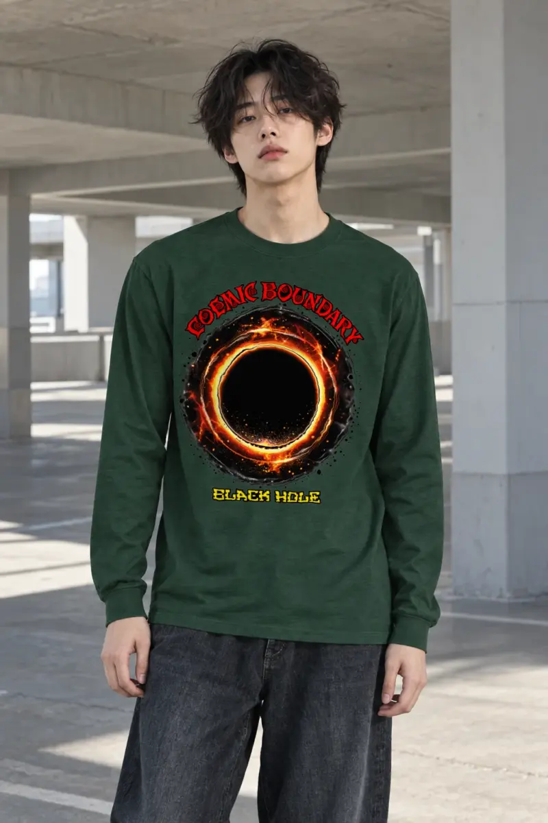 "Cosmic Boundary" Unisex Longsleeve T-shirt | Gildan 2400