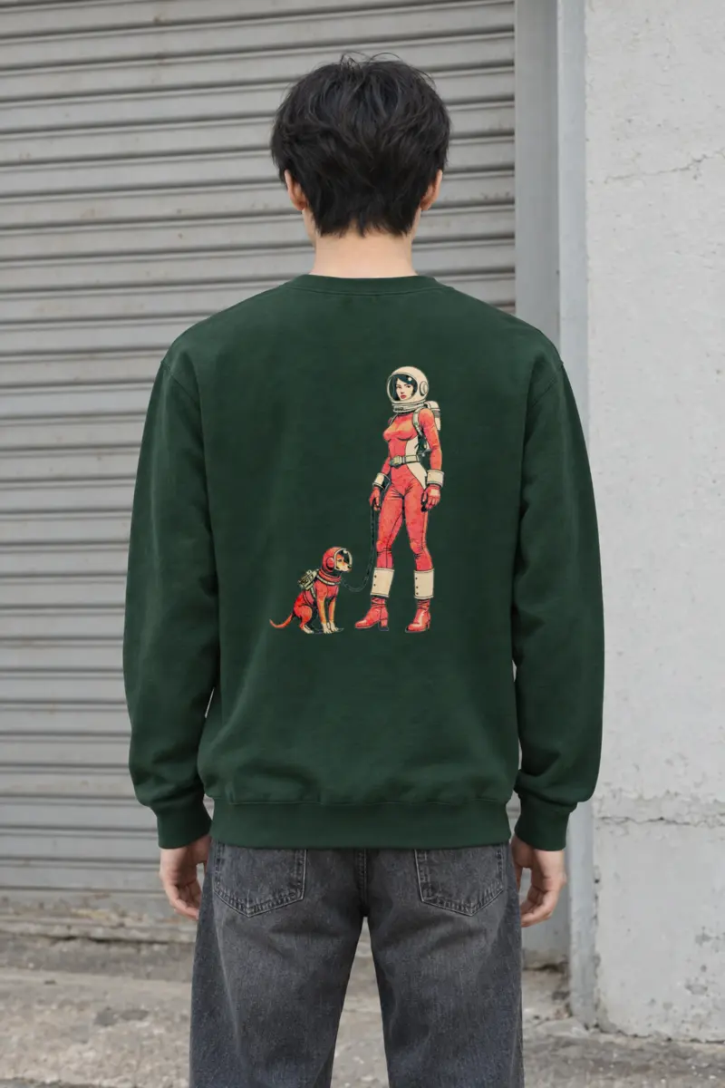 "Cosmic Canine Crew" Heavy Blend Unisex Crewneck Sweatshirt
