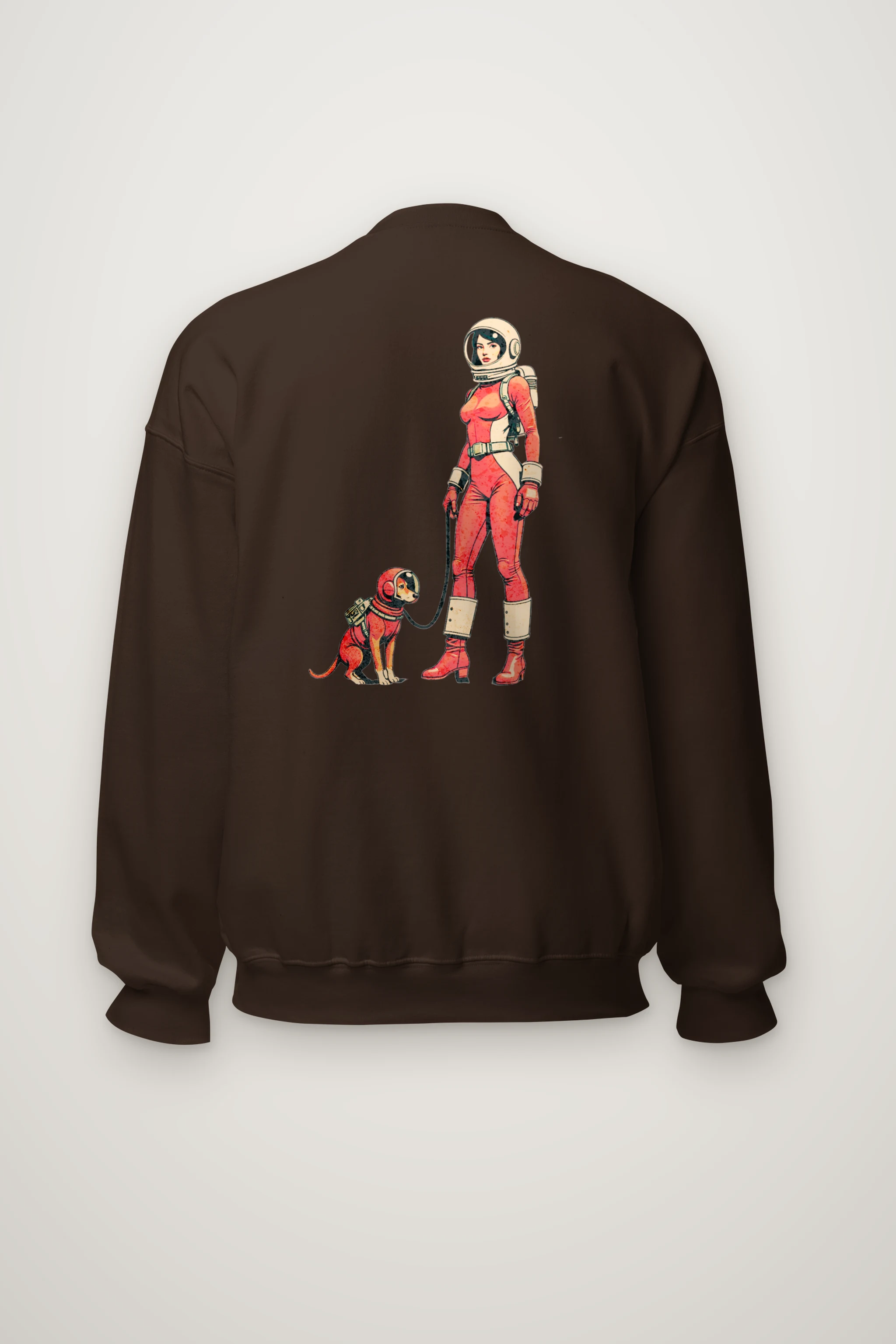 "Cosmic Canine Crew" Heavy Blend Unisex Crewneck Sweatshirt