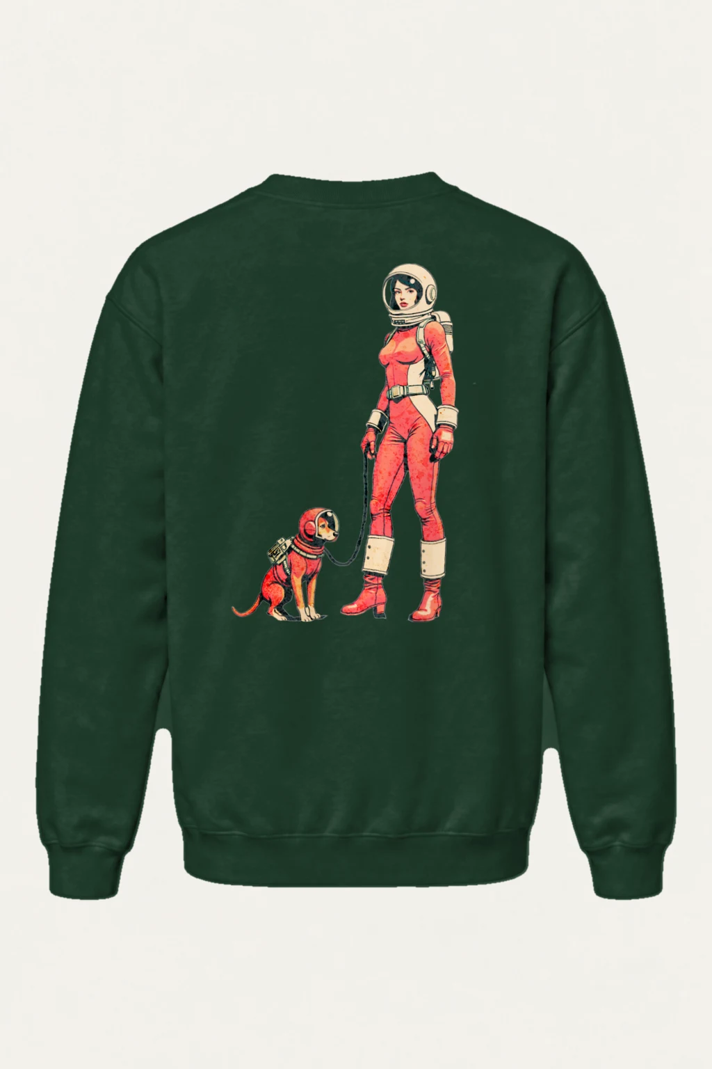 "Cosmic Canine Crew" Heavy Blend Unisex Crewneck Sweatshirt | Gildan 18000