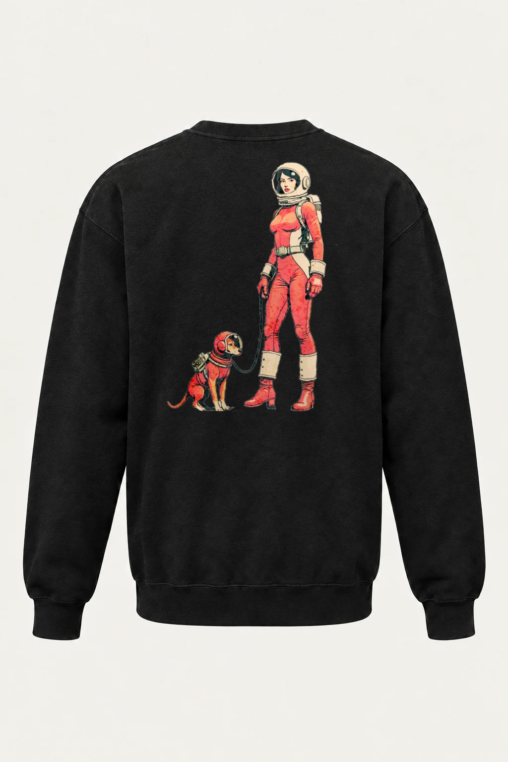 "Cosmic Canine Crew" Heavy Blend Unisex Crewneck Sweatshirt | Gildan 18000