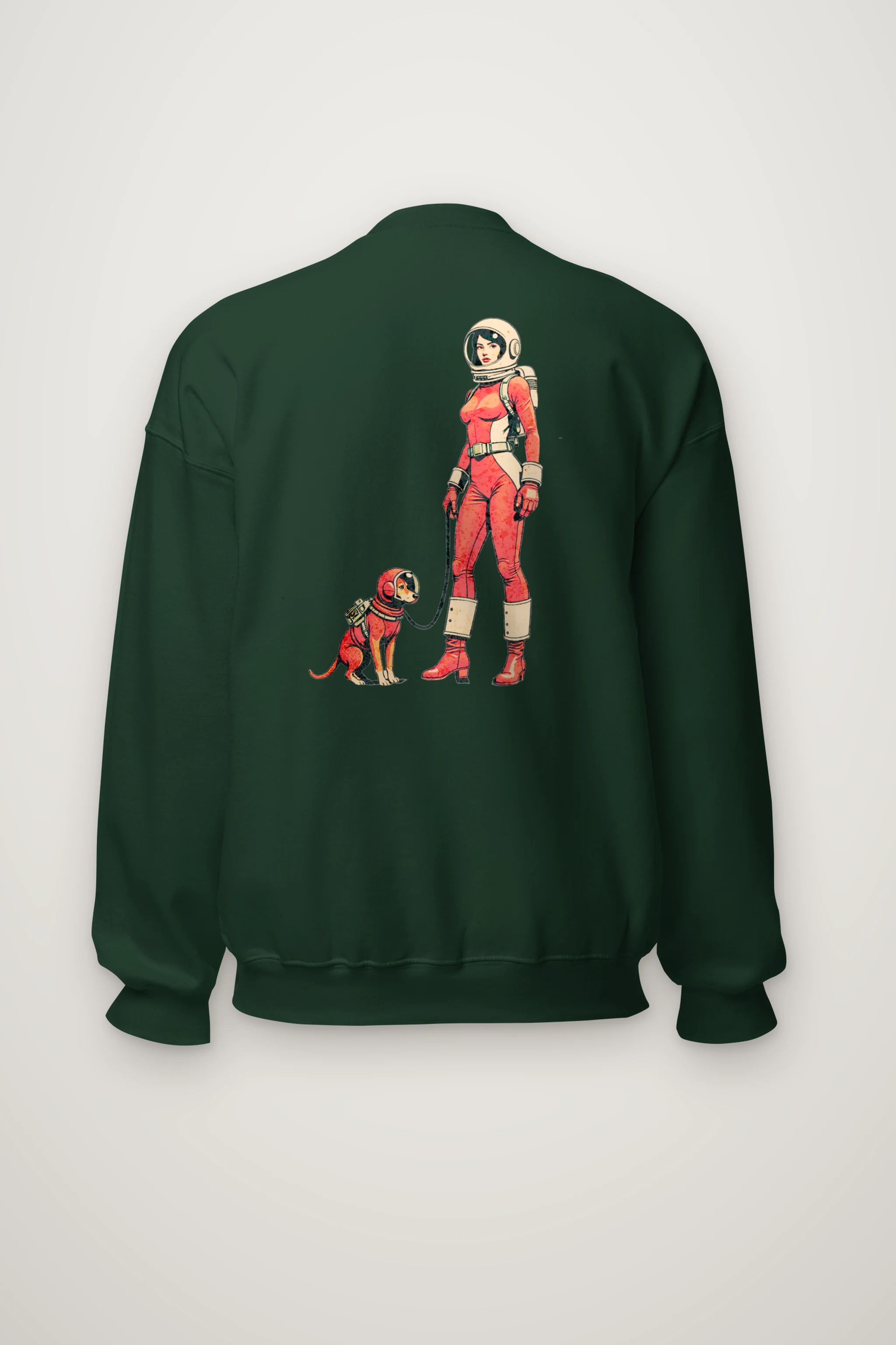 "Cosmic Canine Crew" Heavy Blend Unisex Crewneck Sweatshirt