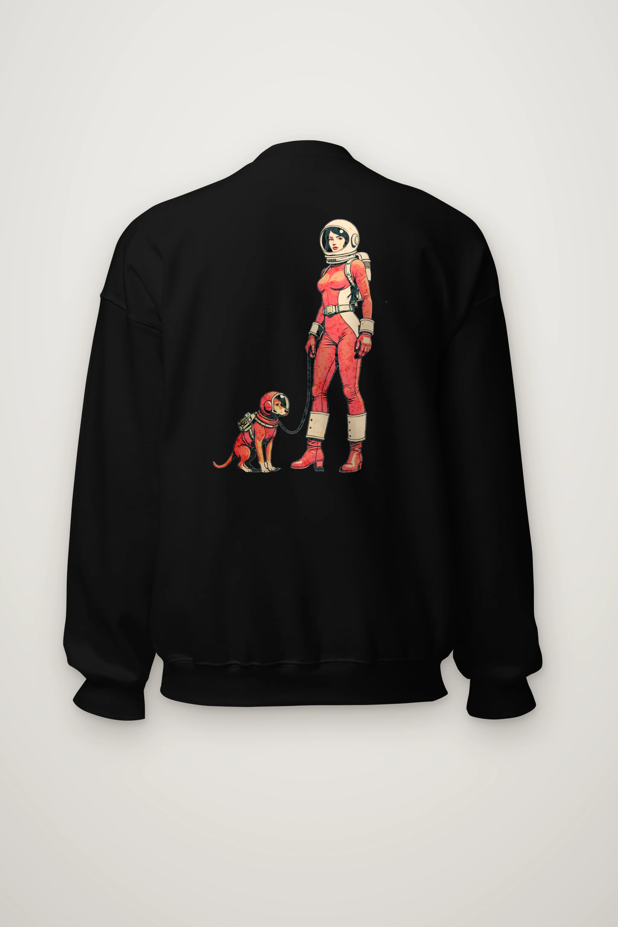 "Cosmic Canine Crew" Heavy Blend Unisex Crewneck Sweatshirt