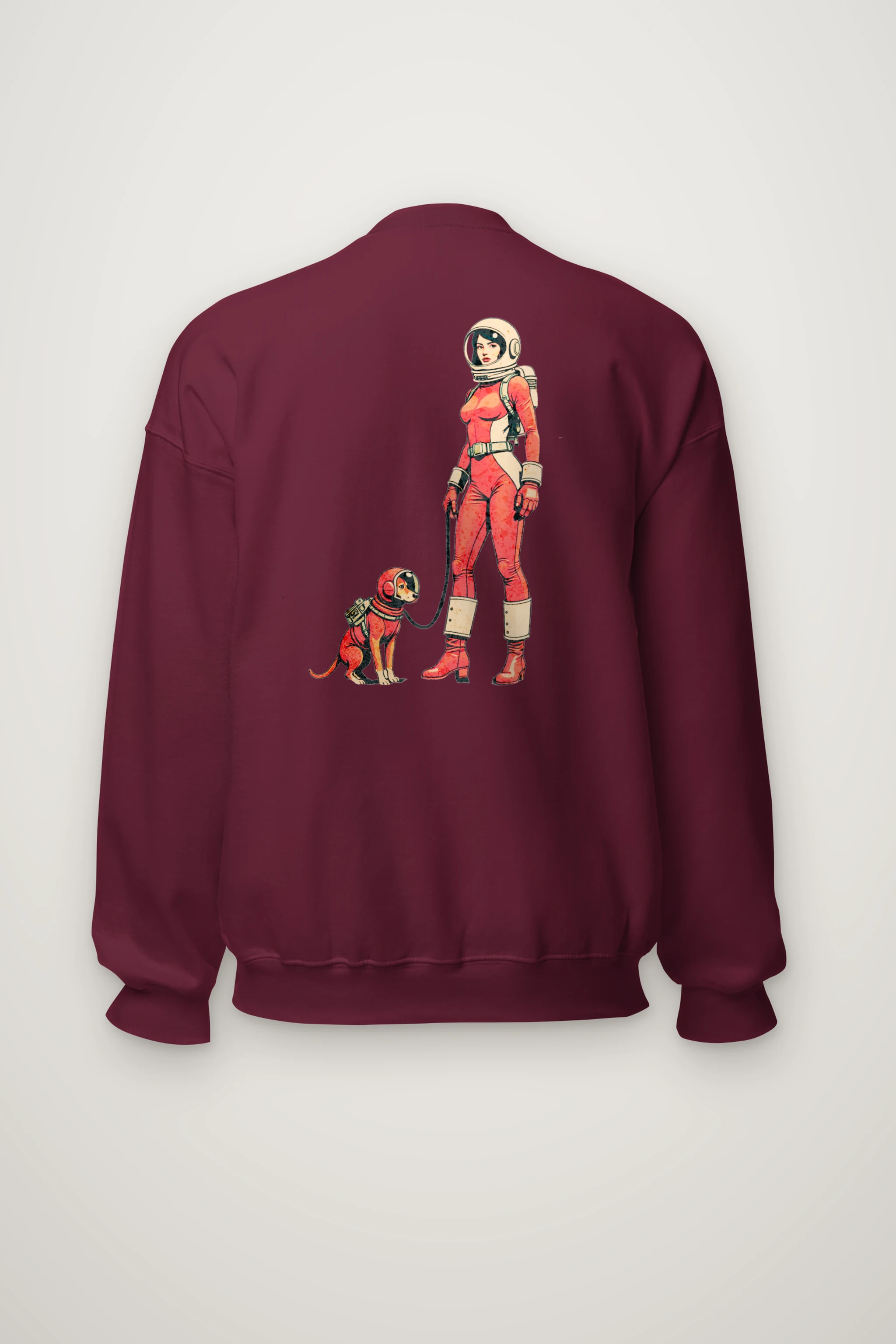 "Cosmic Canine Crew" Heavy Blend Unisex Crewneck Sweatshirt