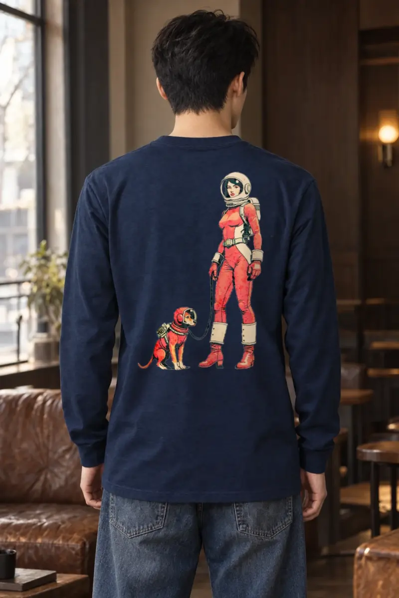 "Cosmic Canine Patrol" Unisex Longsleeve T-shirt