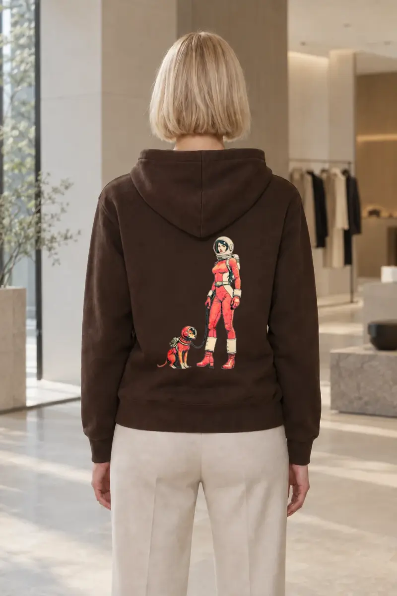 "Cosmic Companion" Heavy Blend Unisex Pullover Hoodie | Gildan 18500