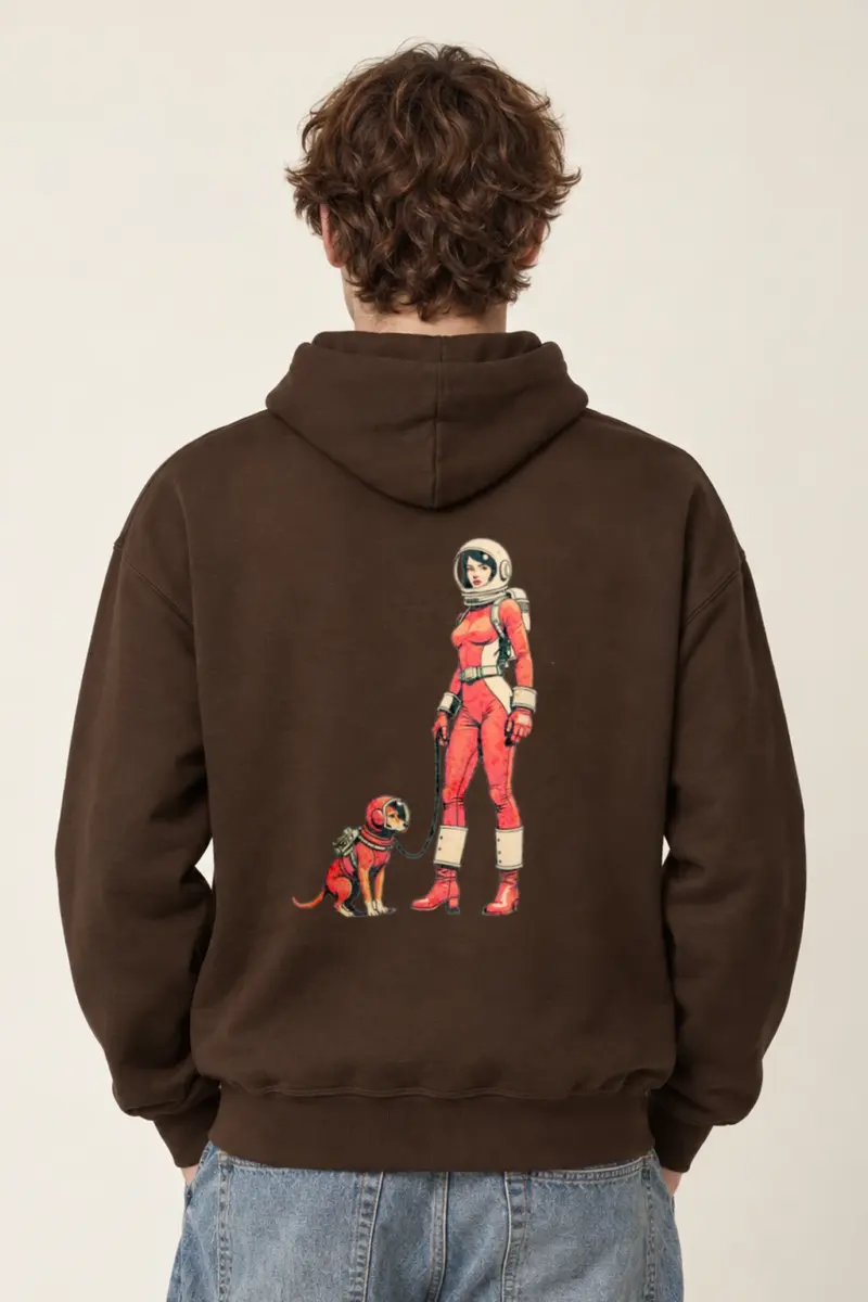 "Cosmic Companion" Heavy Blend Unisex Pullover Hoodie