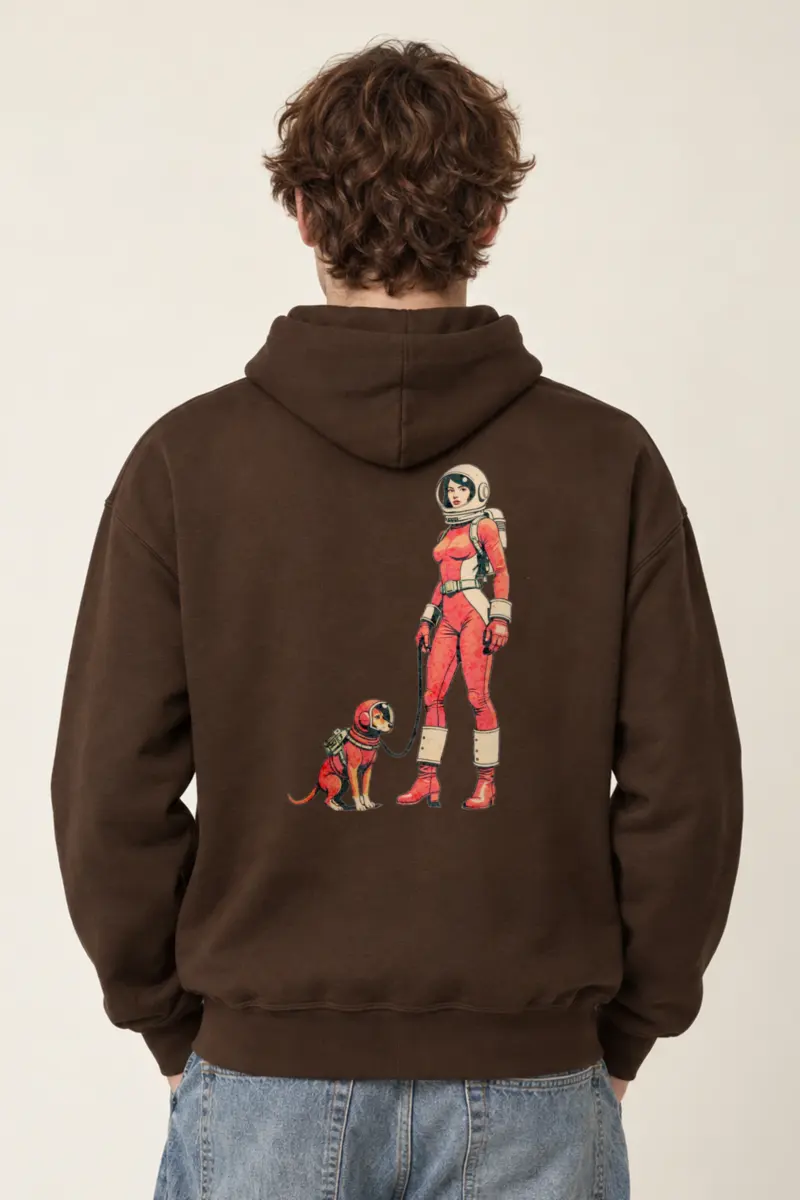 "Cosmic Companion" Heavy Blend Unisex Pullover Hoodie