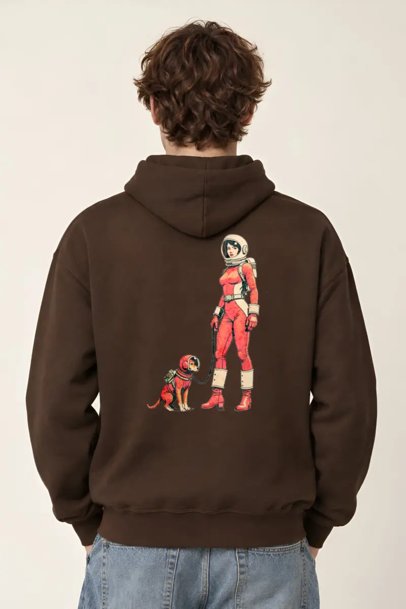 "Cosmic Companion" Heavy Blend Unisex Pullover Hoodie
