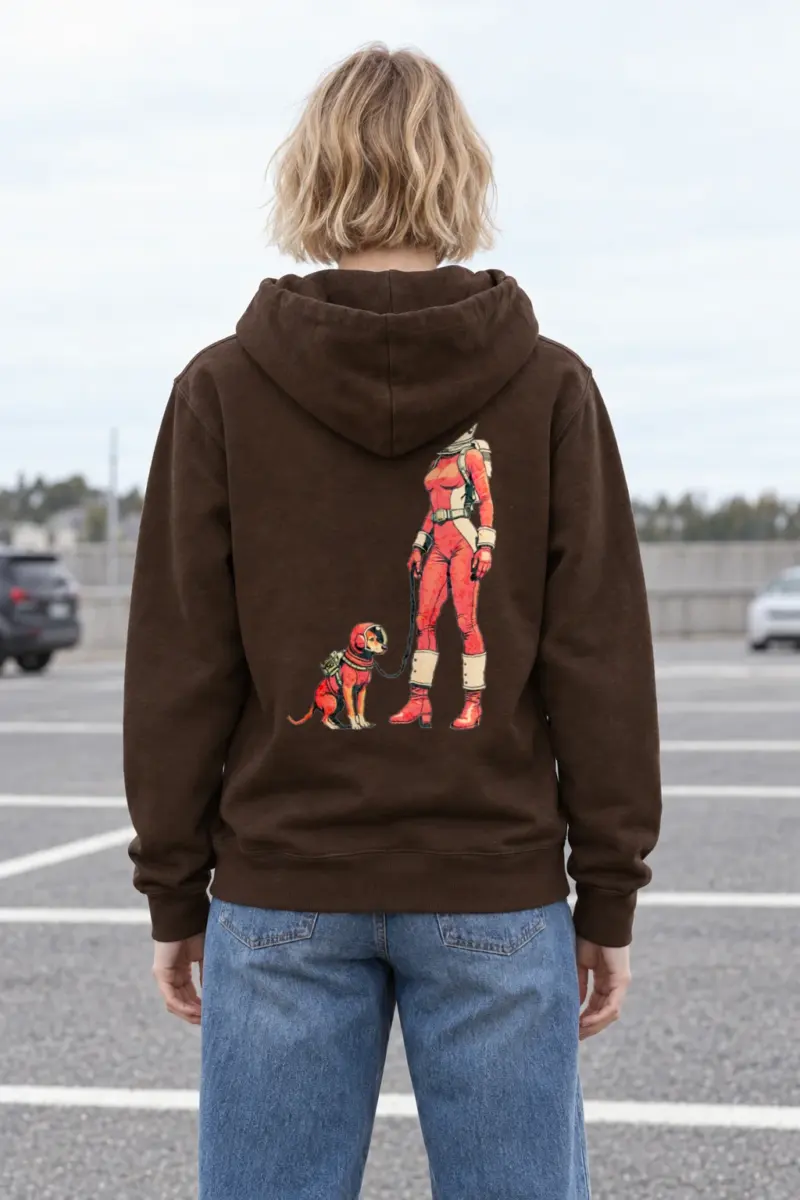 "Cosmic Companion" Heavy Blend Unisex Pullover Hoodie