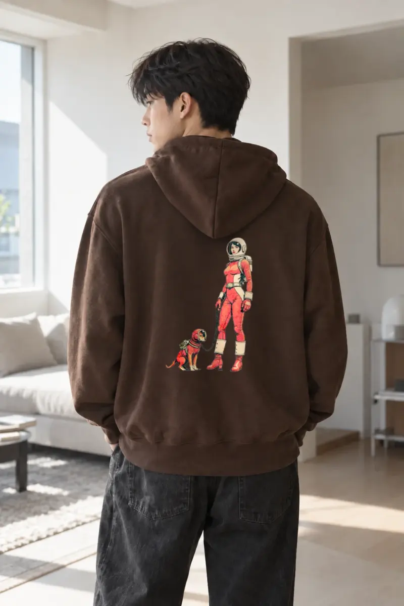 "Cosmic Companion" Heavy Blend Unisex Pullover Hoodie | Gildan 18500