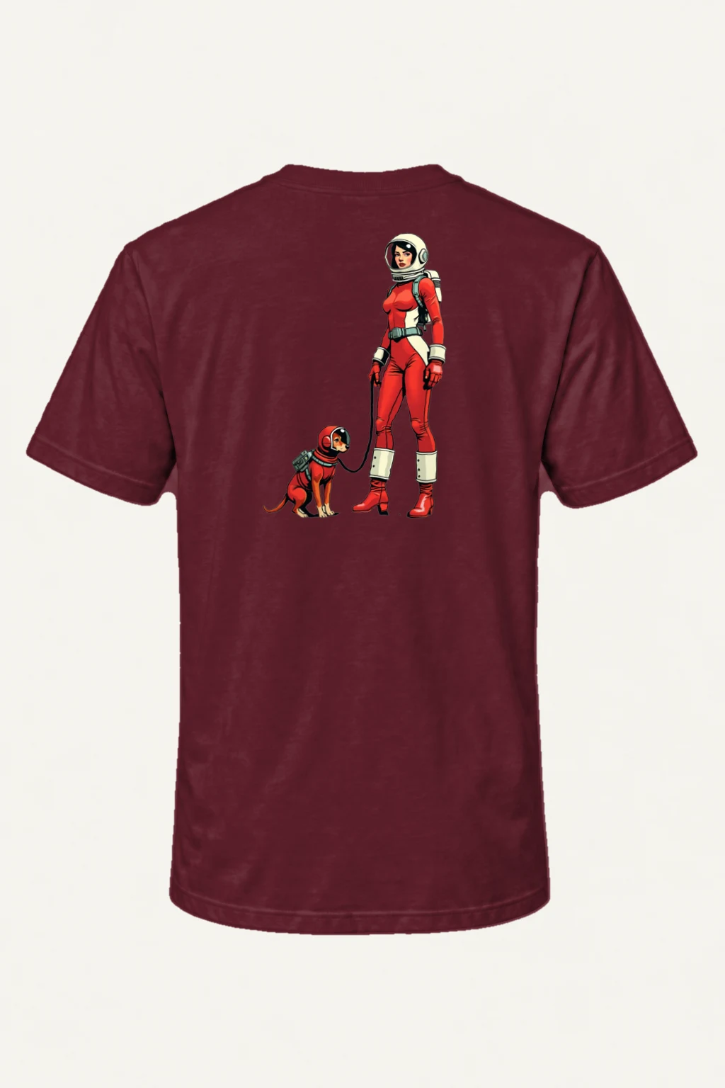 "Cosmic Companion" Heavyweight Unisex Crewneck T-shirt | Gildan 5000