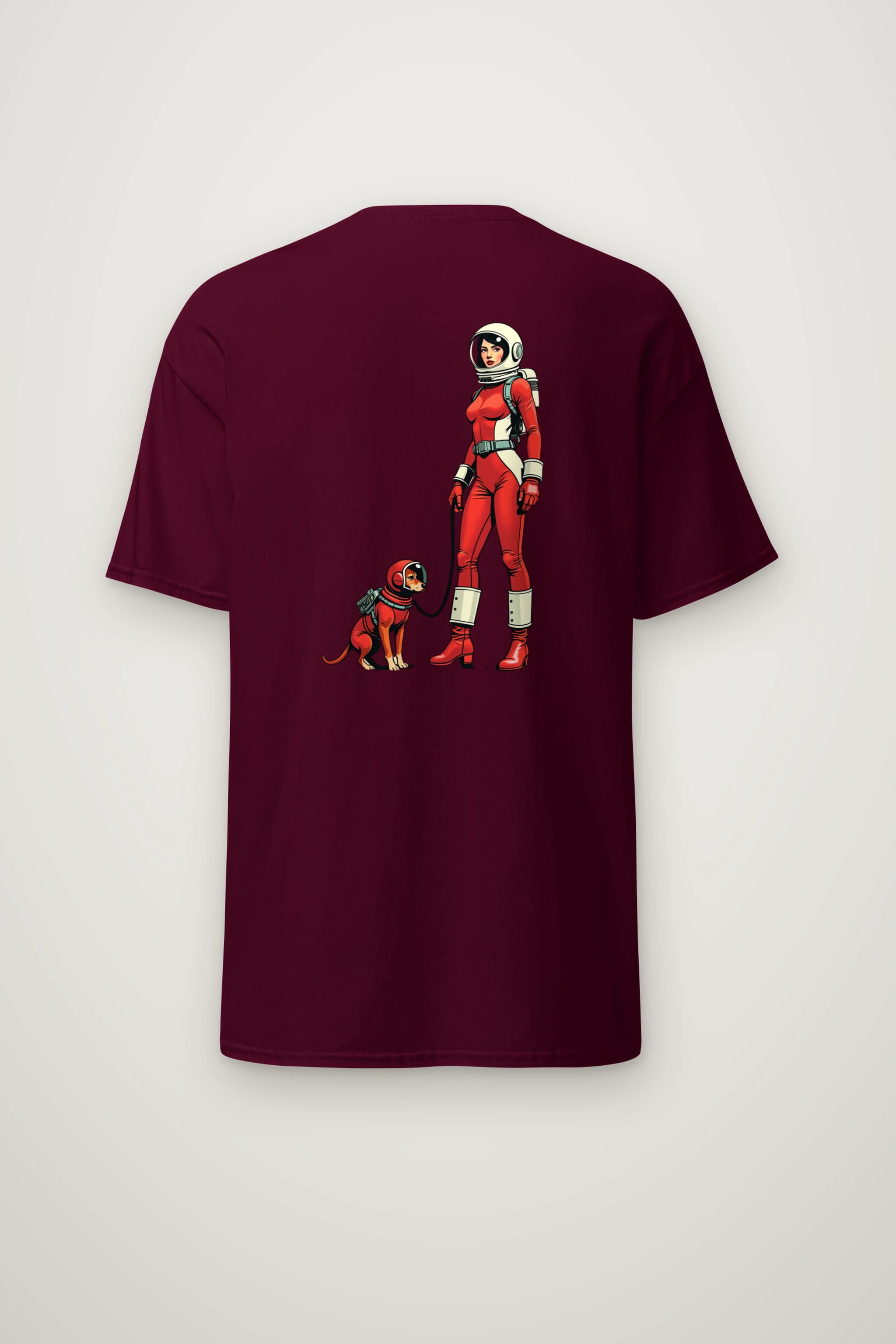 "Cosmic Companion" Heavyweight Unisex Crewneck T-shirt