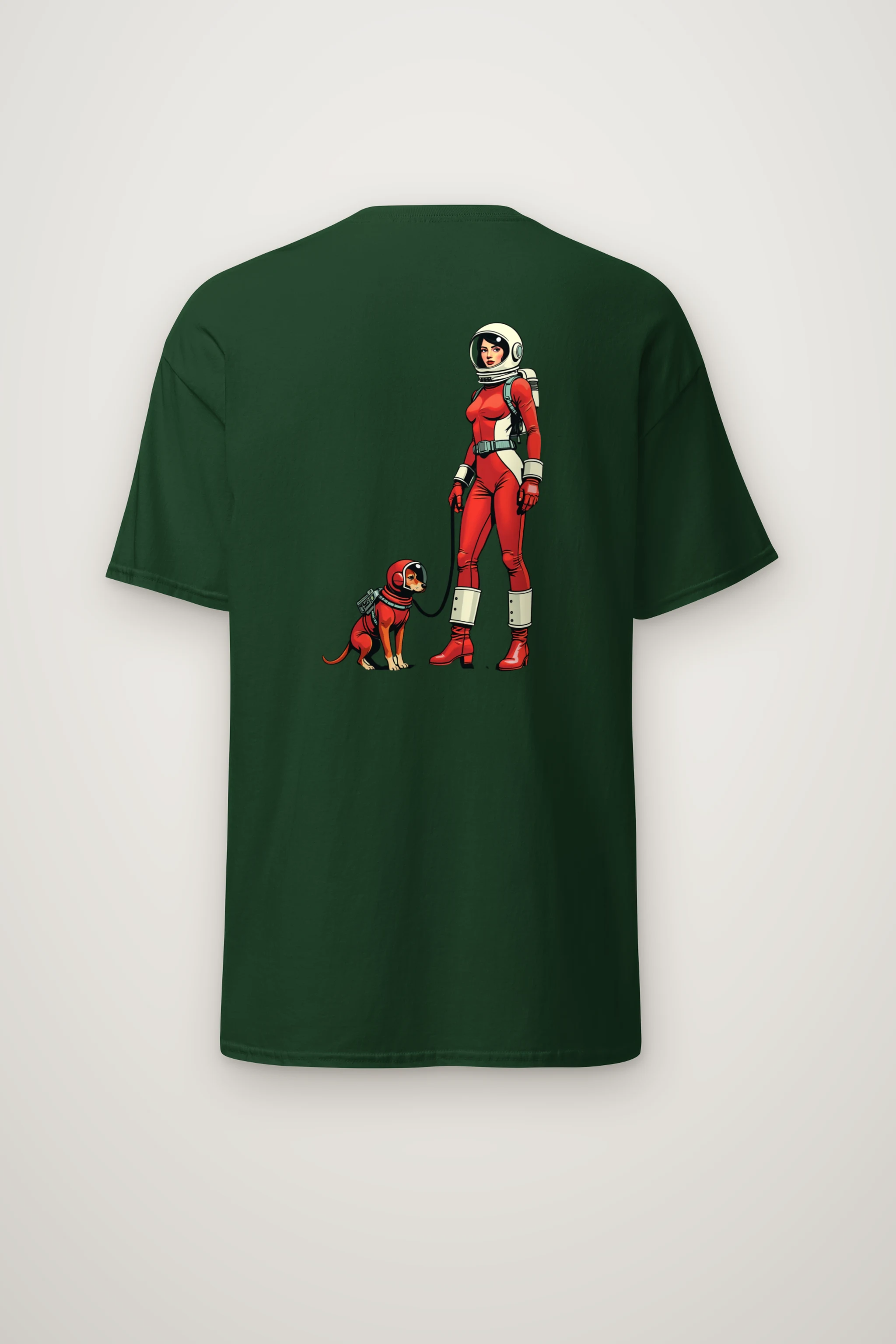 "Cosmic Companion" Heavyweight Unisex Crewneck T-shirt