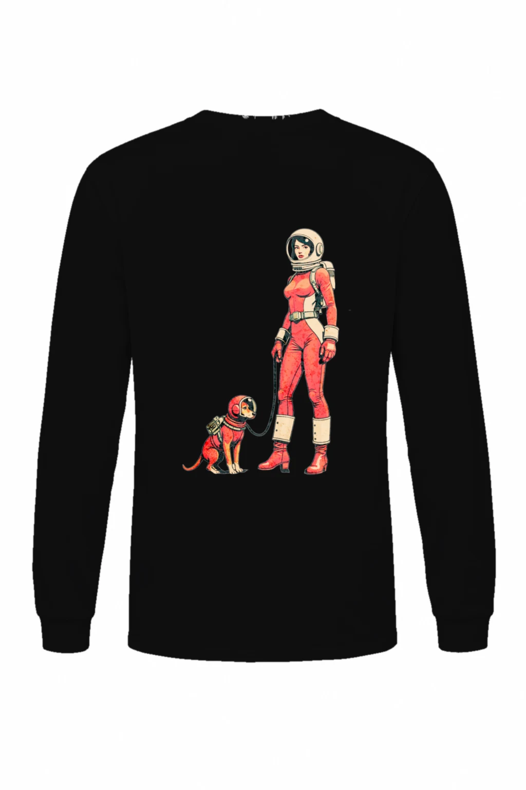 "Cosmic Dogwalk" Unisex Longsleeve T-shirt | Gildan 2400