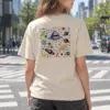 "Cosmic Doodle Orbit" Heavyweight Unisex Crewneck T-shirt | Gildan 5000