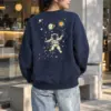 "Cosmic Drifter" Heavy Blend Unisex Crewneck Sweatshirt | Gildan 18000