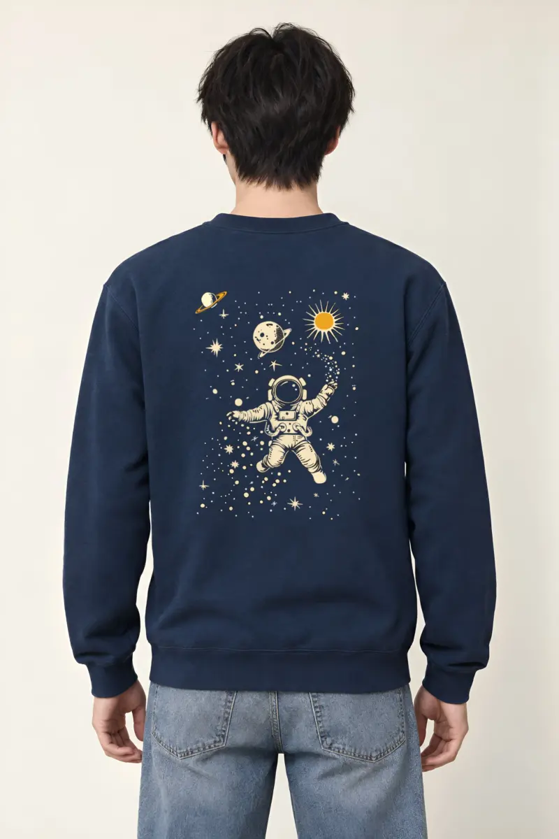 "Cosmic Drifter" Heavy Blend Unisex Crewneck Sweatshirt