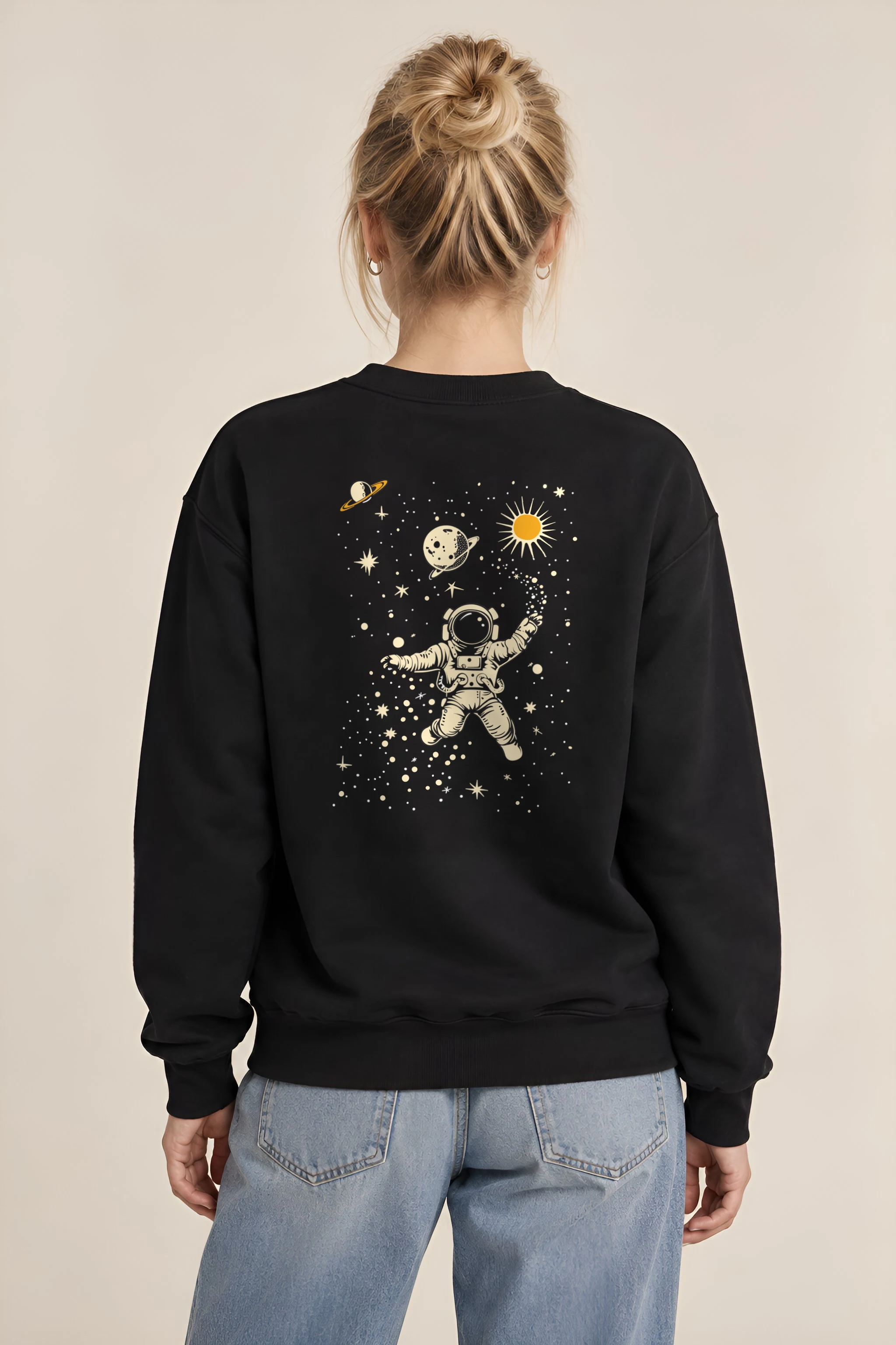 "Cosmic Drifter" 1 Crewneck Sweatshirt