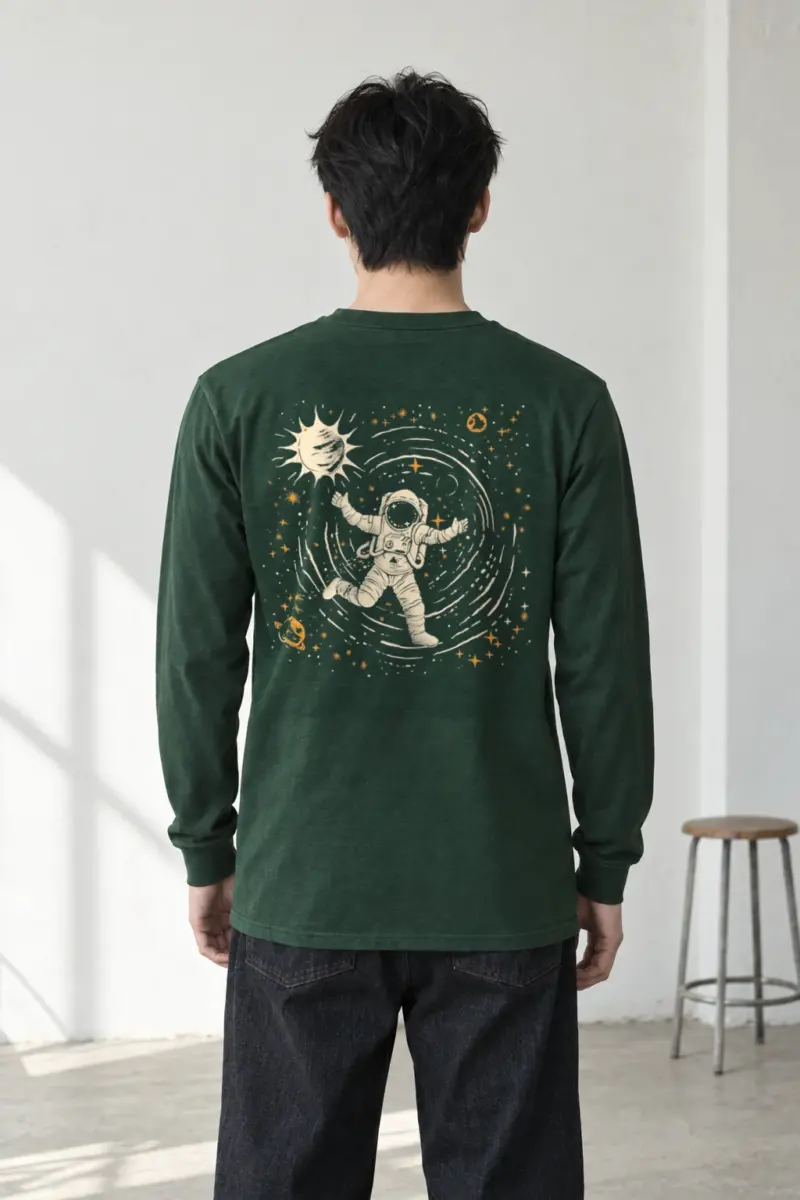 "Cosmic Drifter" Unisex Longsleeve T-shirt