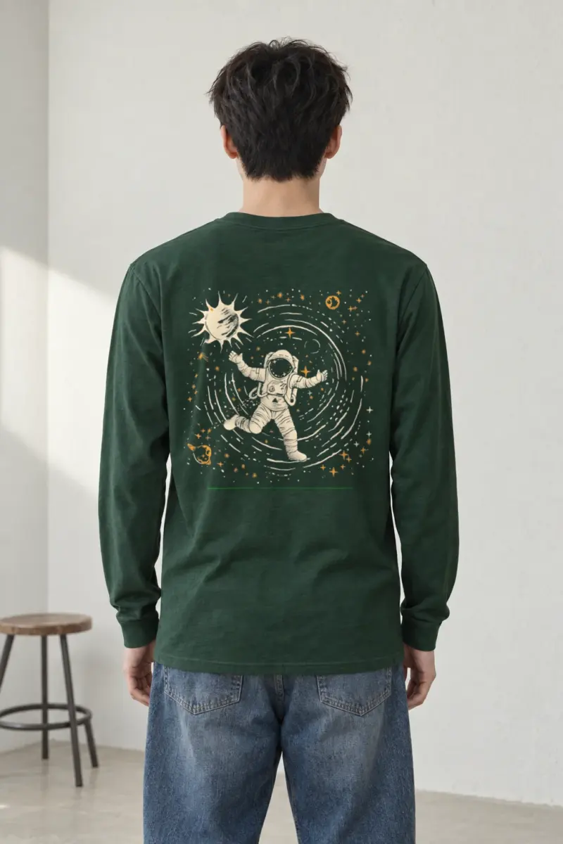 "Cosmic Drifter" Unisex Longsleeve T-shirt | Gildan 2400