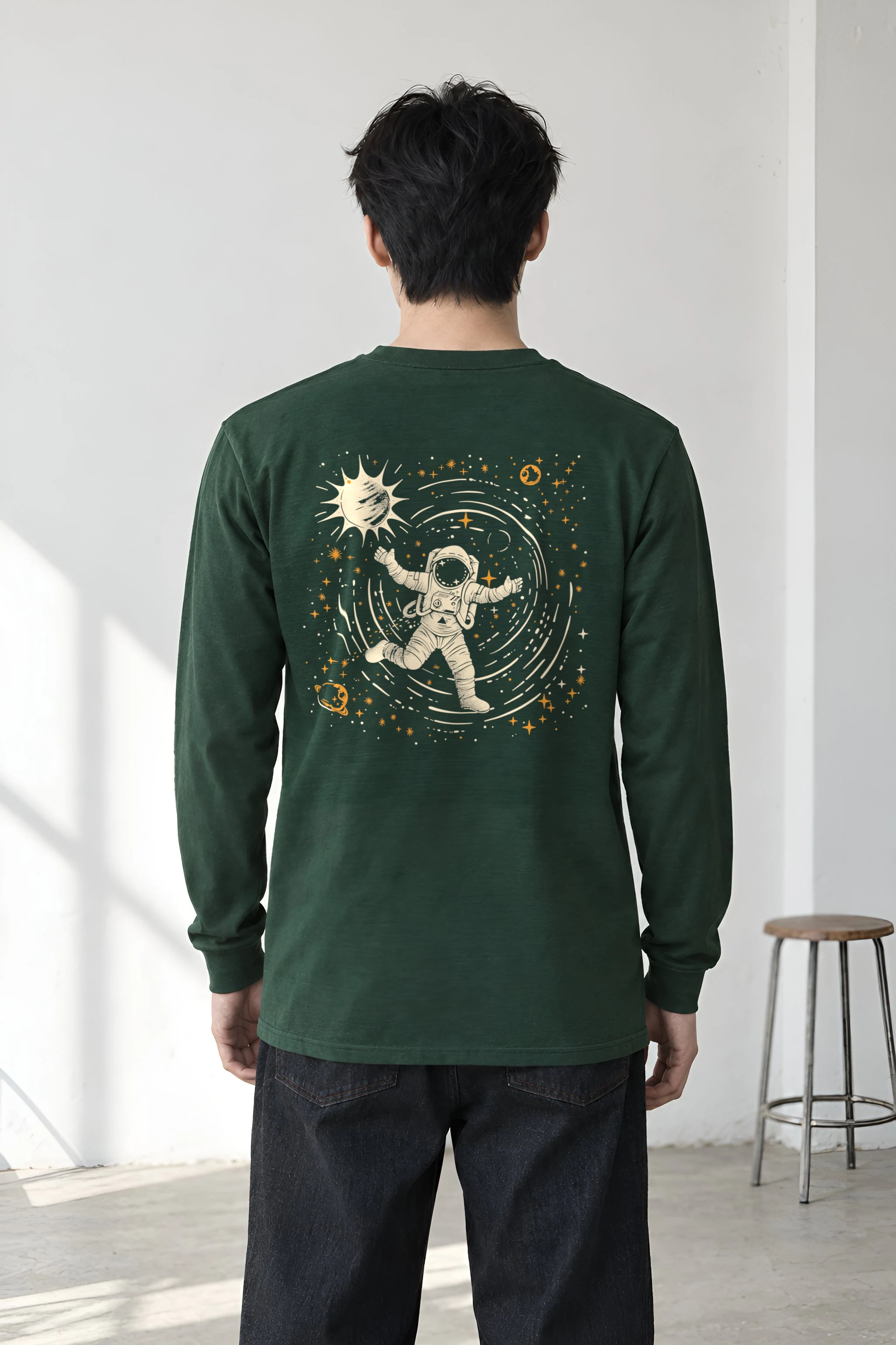 "Cosmic Drifter" Unisex Longsleeve T-shirt