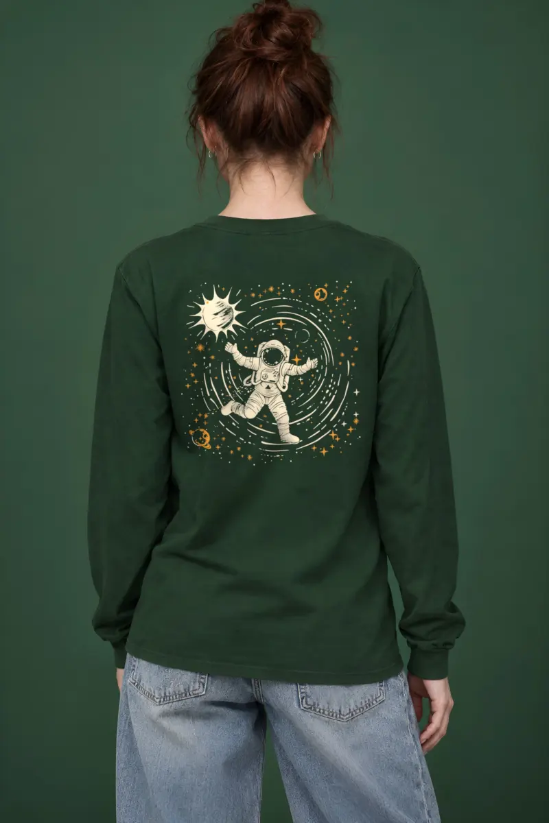 "Cosmic Drifter" Unisex Longsleeve T-shirt