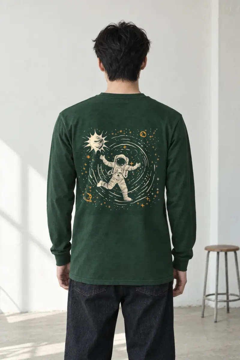 "Cosmic Drifter" Unisex Longsleeve T-shirt