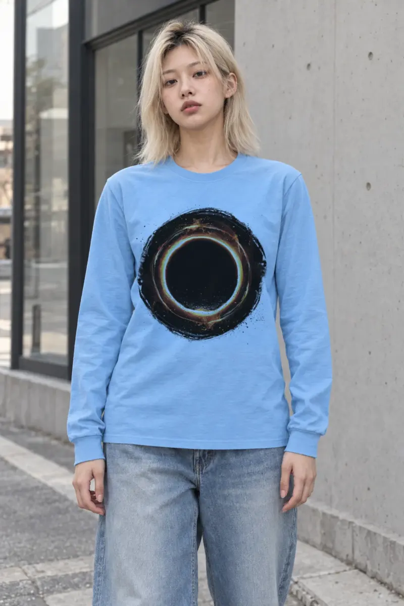 "Cosmic Fire Ring" Unisex Longsleeve T-shirt | Gildan 2400