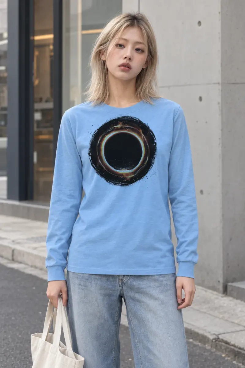 "Cosmic Fire Ring" Unisex Longsleeve T-shirt