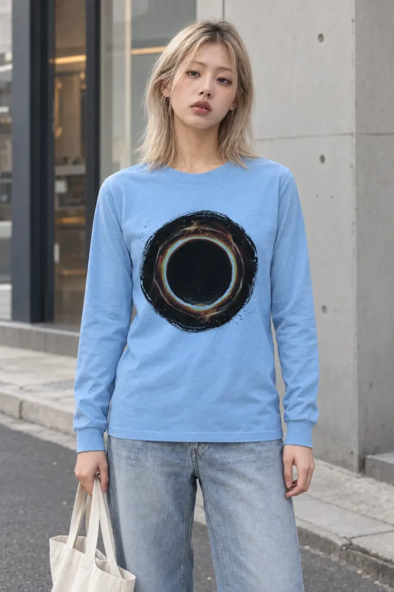 "Cosmic Fire Ring" Unisex Longsleeve T-shirt