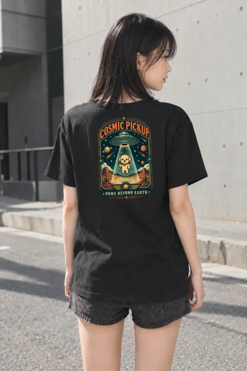 "Cosmic Pickup" Heavyweight Unisex Crewneck T-shirt | Gildan 5000