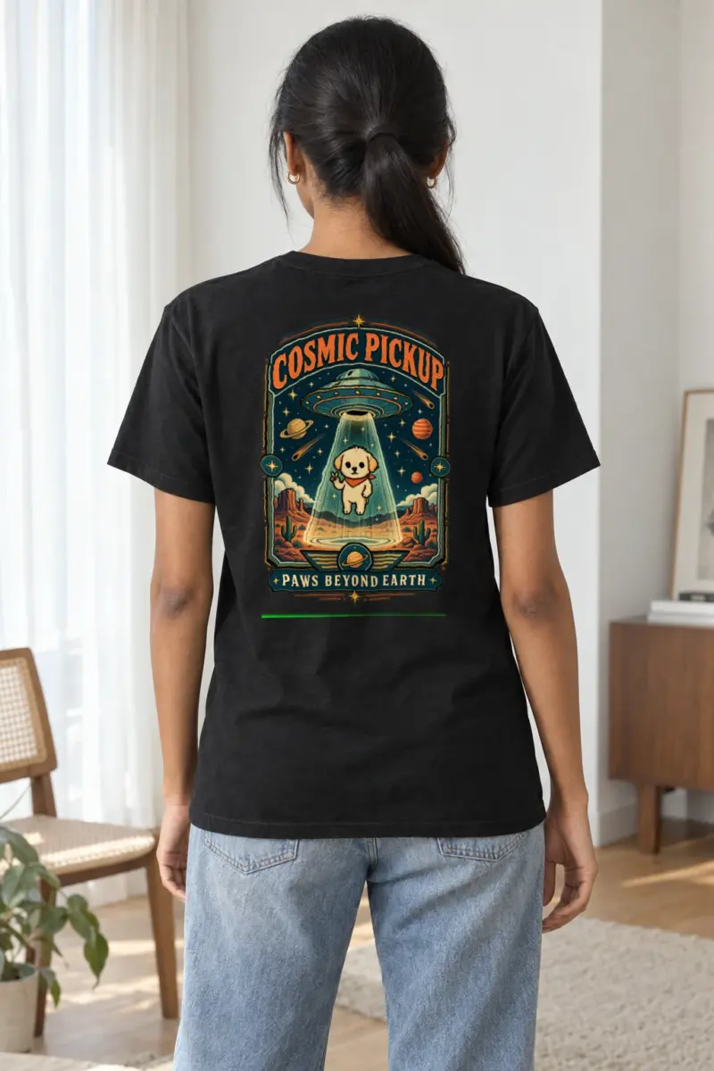 "Cosmic Pickup" Heavyweight Unisex Crewneck T-shirt | Gildan 5000