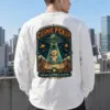 "Cosmic Pickup Paws" Unisex Longsleeve T-shirt | Gildan 2400