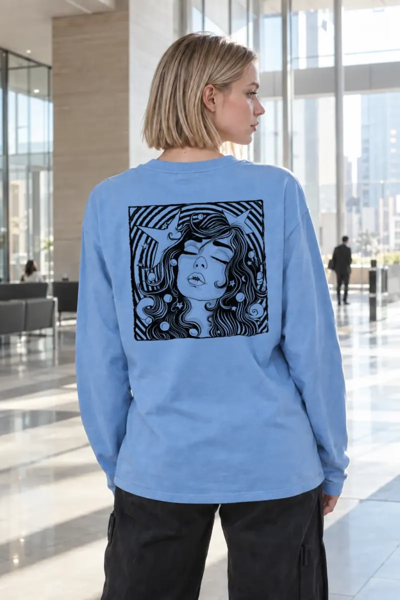 "Cosmic Reverie" Unisex Longsleeve T-shirt | Gildan 2400