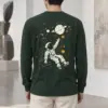 "Cosmic Star Catcher" Unisex Longsleeve T-shirt | Gildan 2400
