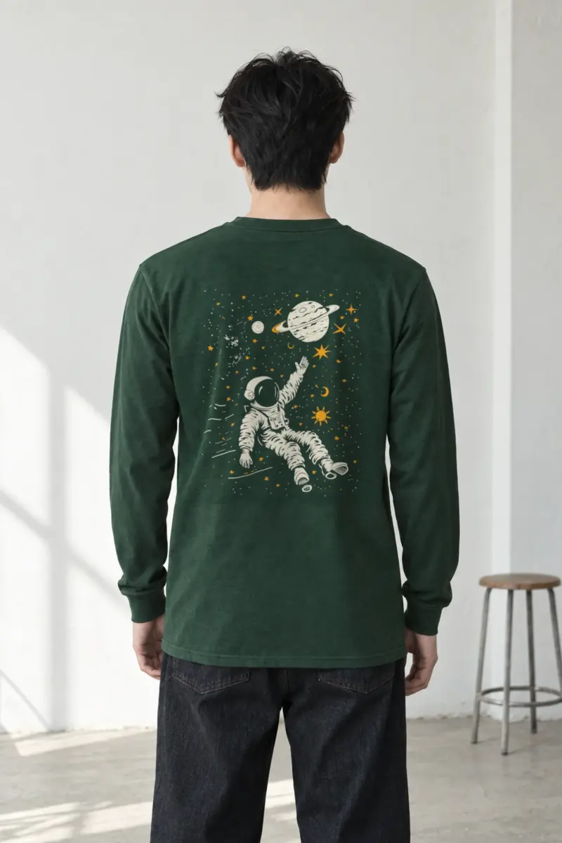 "Cosmic Star Catcher" Unisex Longsleeve T-shirt