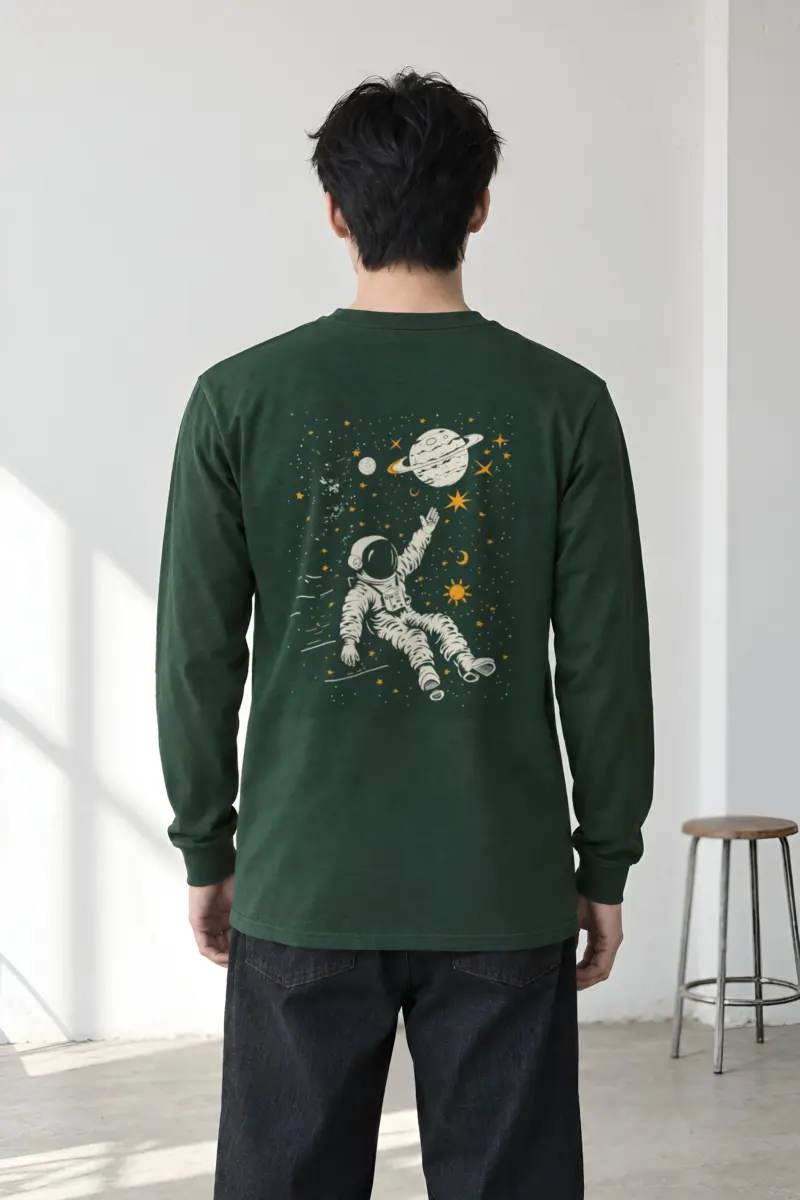 "Cosmic Star Catcher" Unisex Longsleeve T-shirt