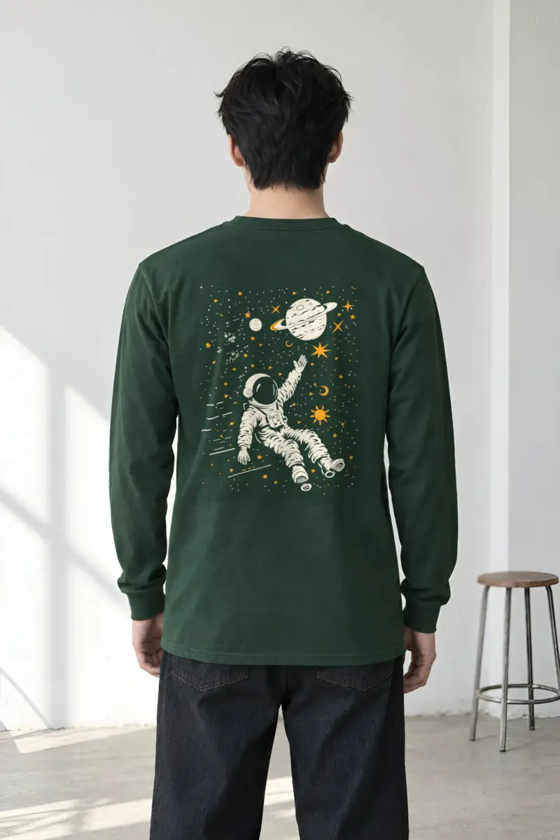 "Cosmic Star Catcher" Unisex Longsleeve T-shirt
