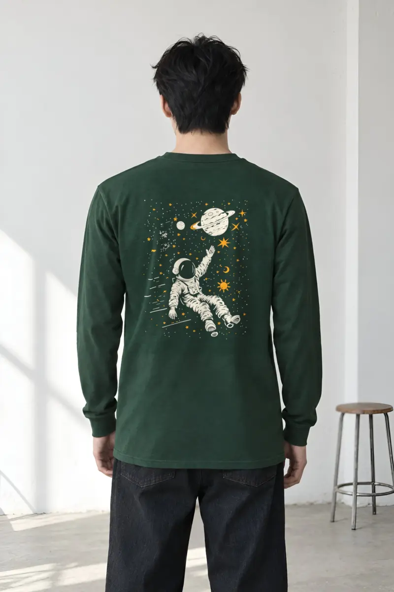 "Cosmic Star Catcher" Unisex Longsleeve T-shirt