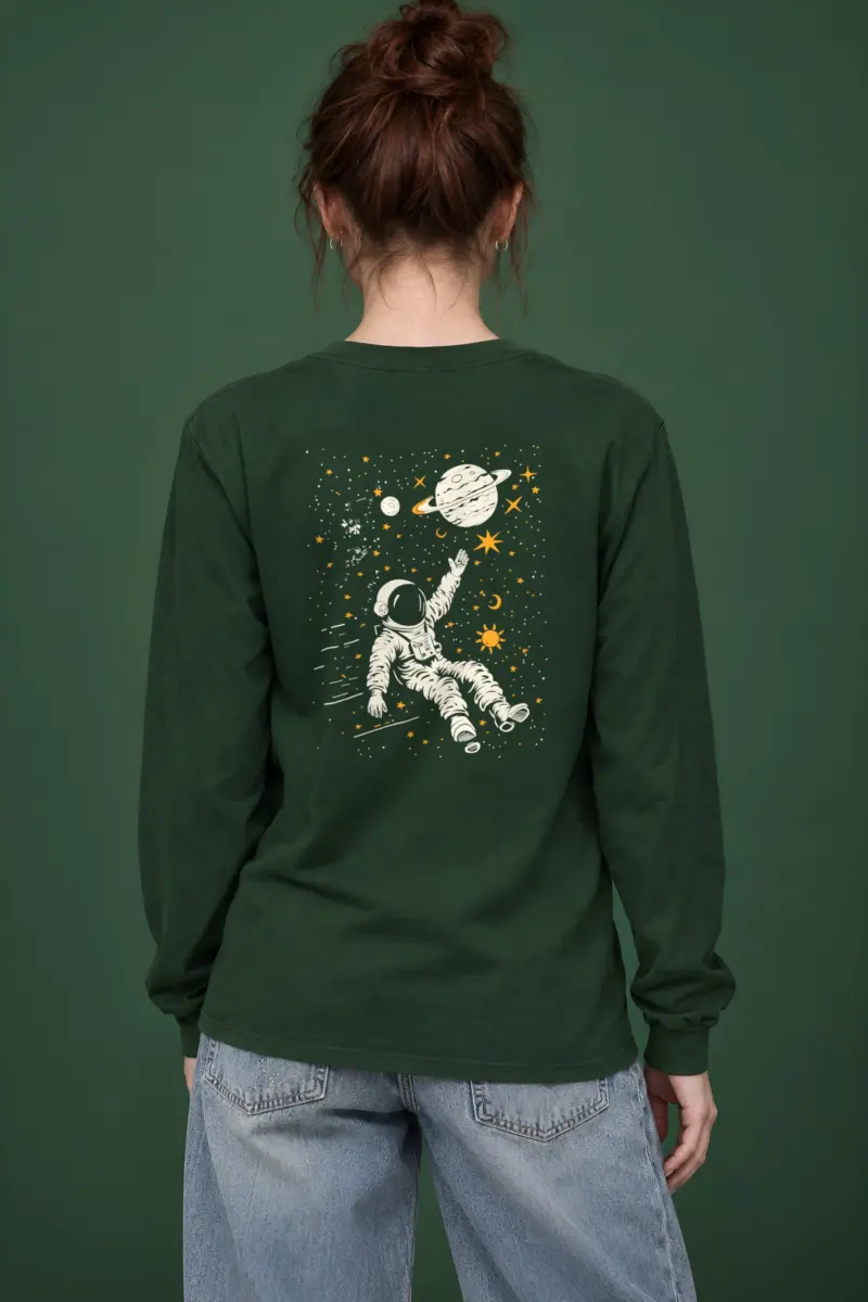"Cosmic Star Catcher" Unisex Longsleeve T-shirt