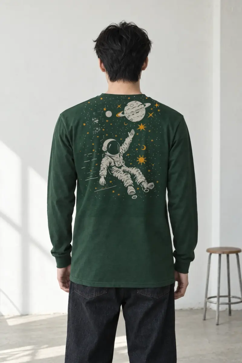 "Cosmic Star Catcher" Unisex Longsleeve T-shirt