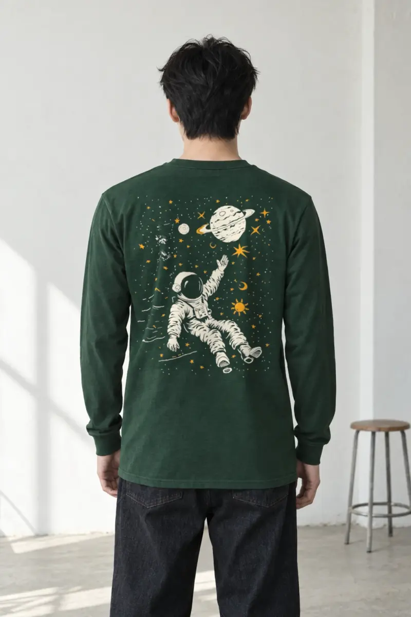 "Cosmic Star Catcher" Unisex Longsleeve T-shirt