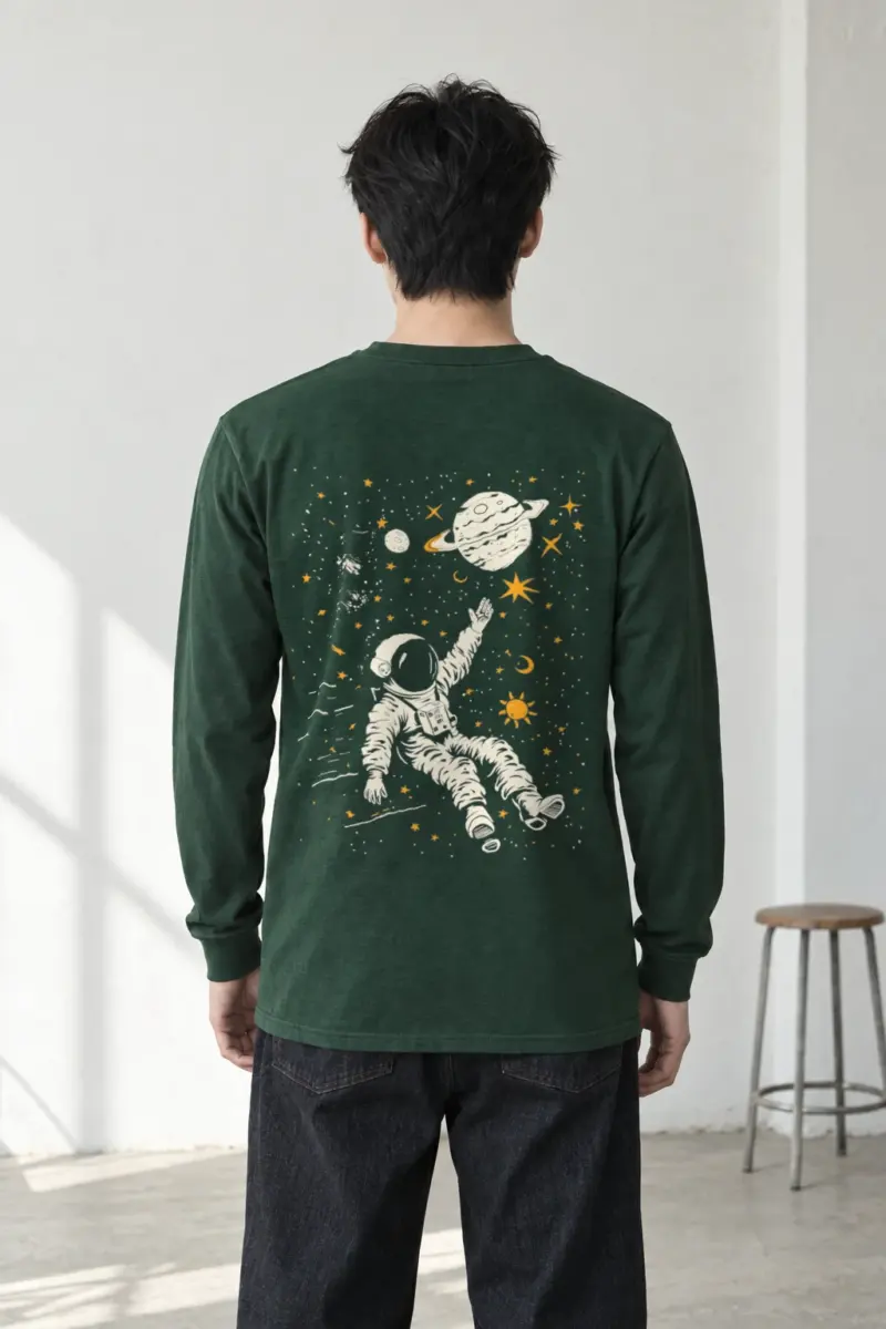"Cosmic Star Catcher" Unisex Longsleeve T-shirt